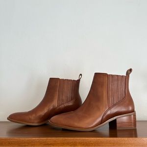 Never Worn - Crown Vintage Chelsea Boots with leather upper.